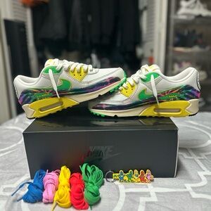 Size 9 - Nike Air Max 90  Grateful Dead x University Of Oregon Brand New OG ALL